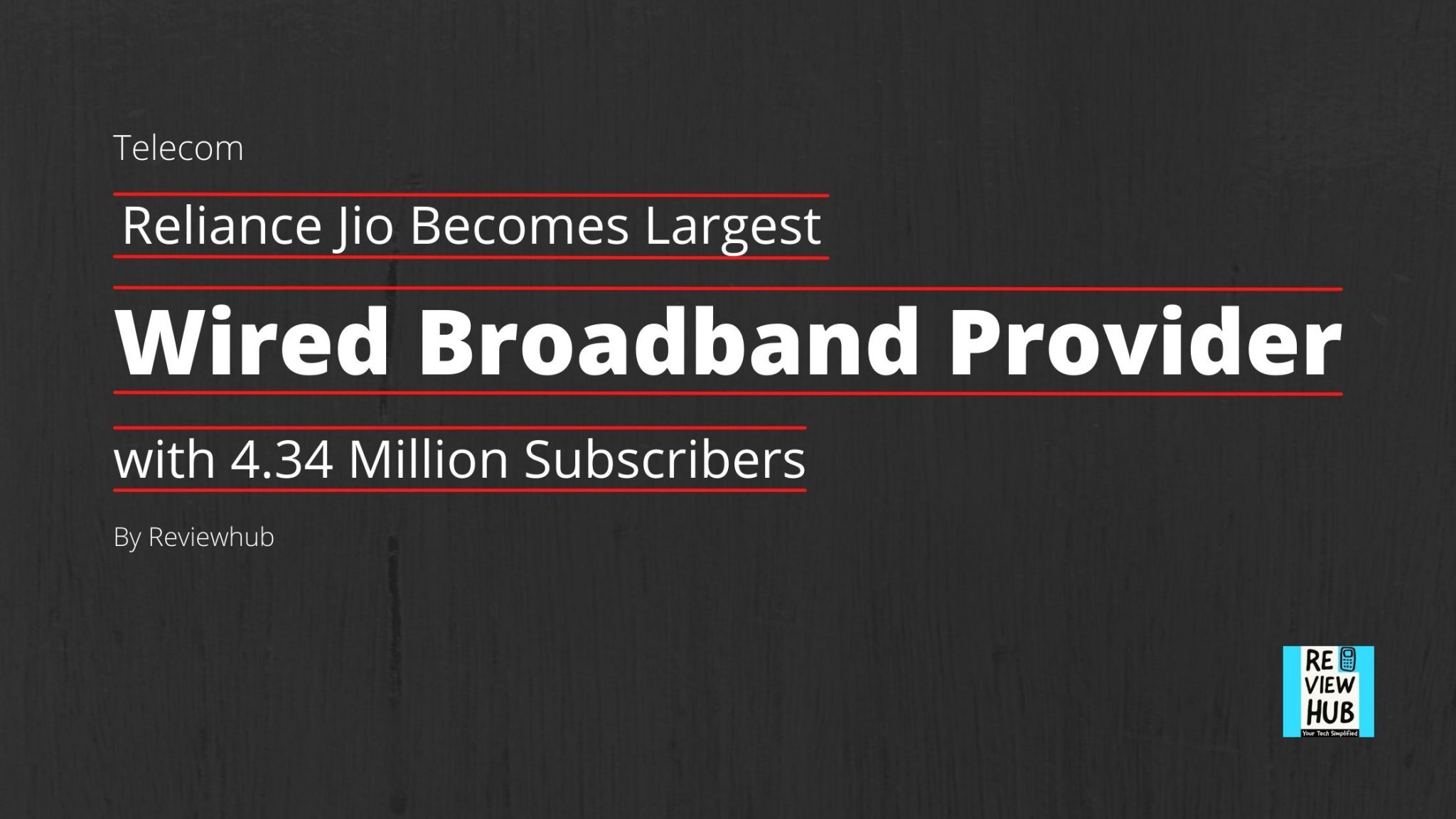Reliance Jio Wired Broadband