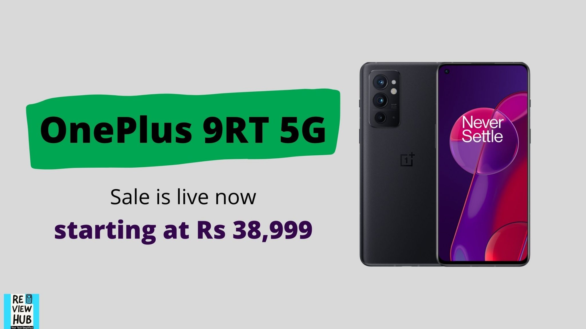 Oneplus 9RT sale is live now