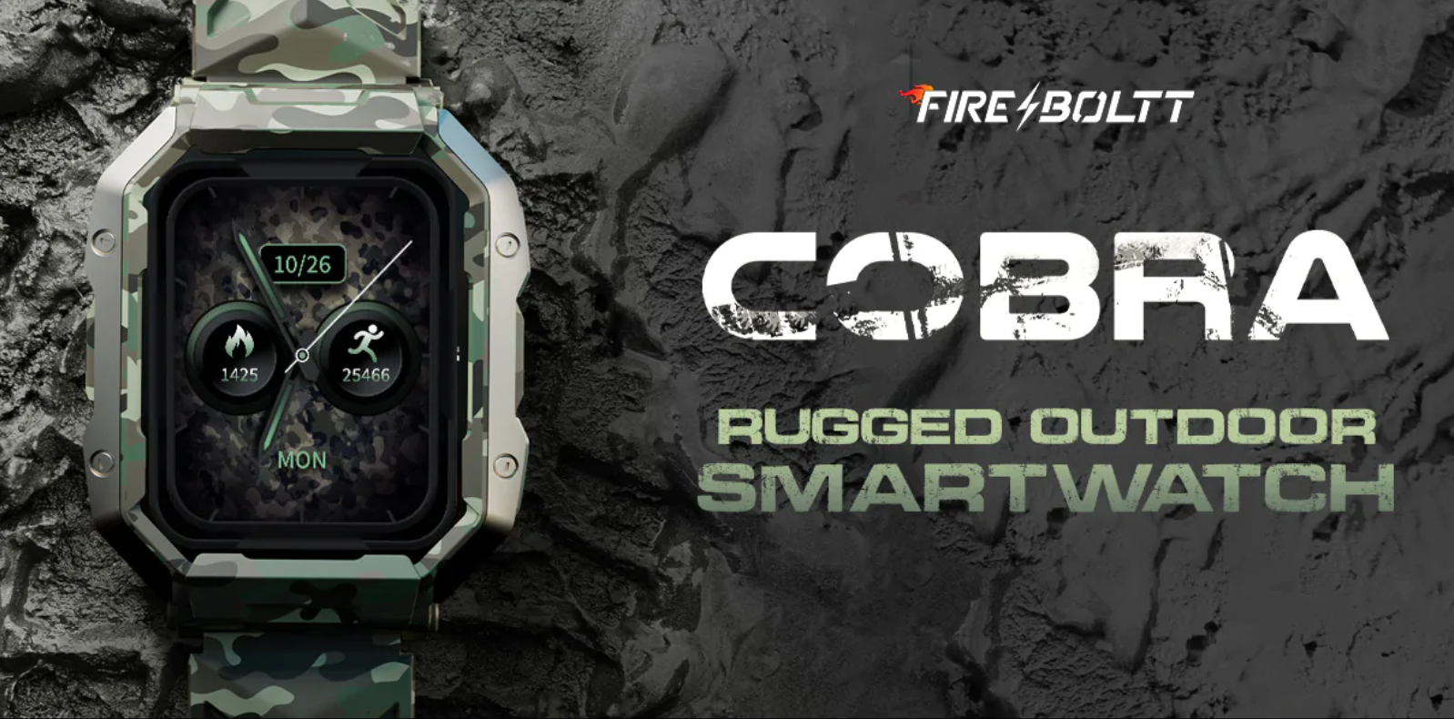 Fire Boltt Cobra rugged outdoor smartwatch