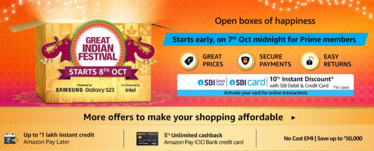 Amazon Great Indian Festival 2023