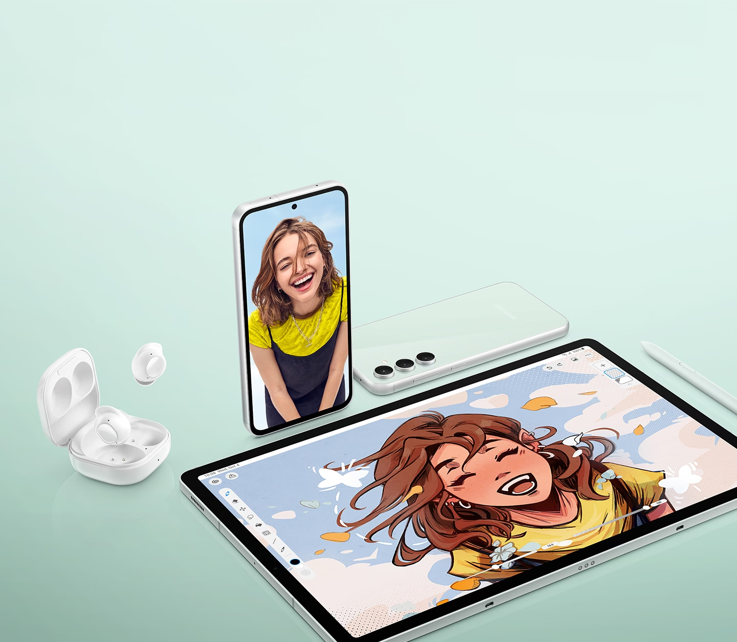 Galaxy S23 FE Tab S9 FE & Buds FE