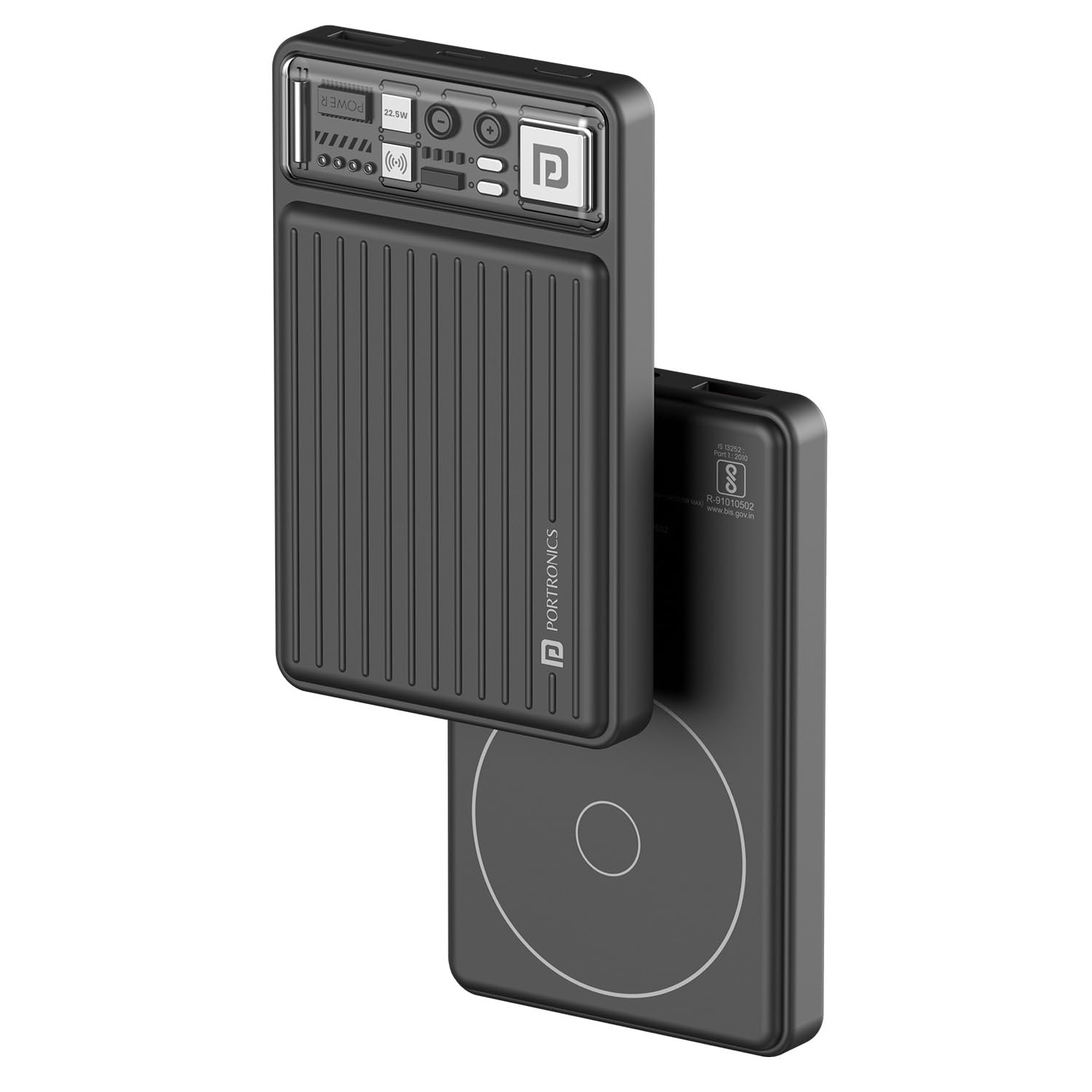 Portronics Luxcell Wireless Mini 10k 10000mAh Power Bank